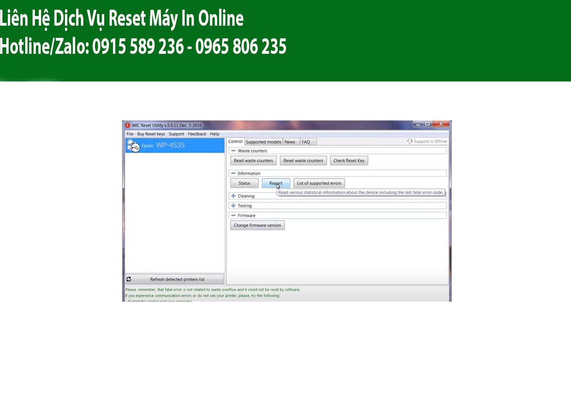 Key Firmware May In Epson WP-4535 Step 11